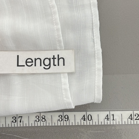 Love Tree Dress Womens Large White Maxi Panel Strapless Smocked Bohemian - Picture 17 of 17